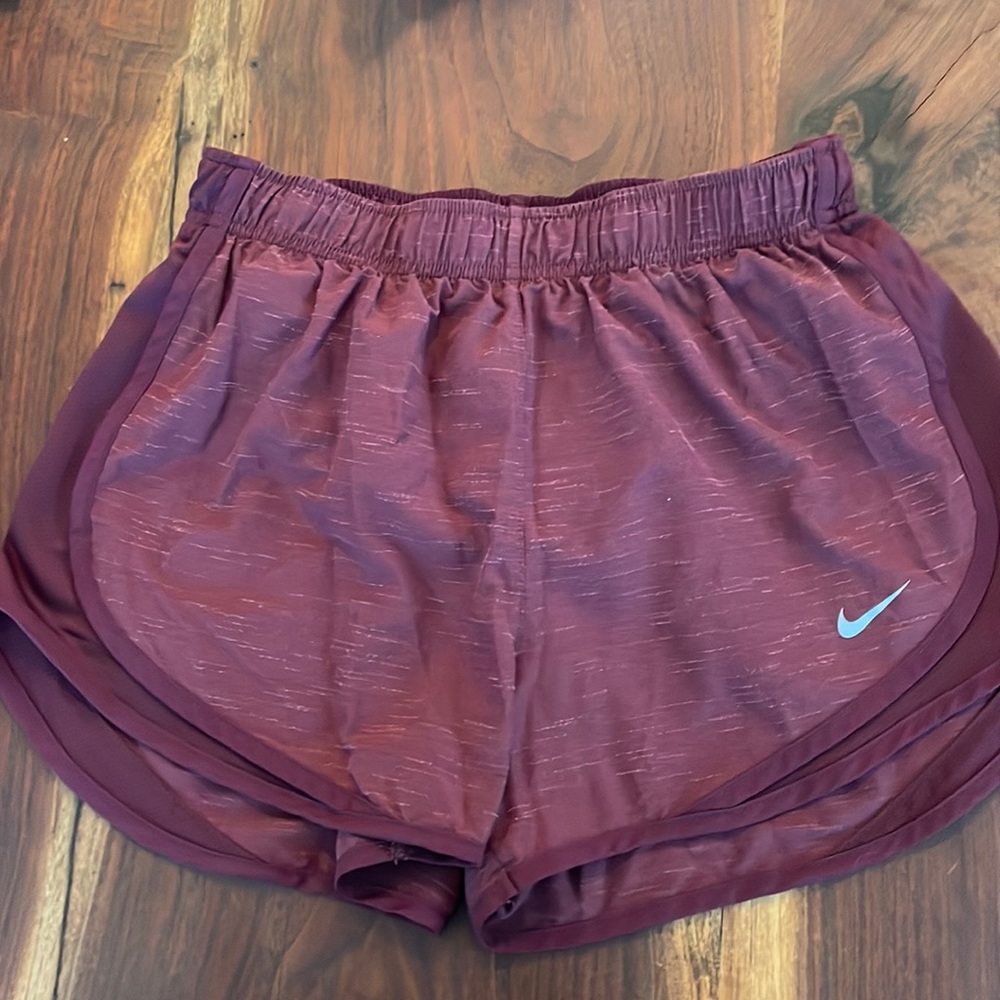 Nike running shorts - maroon